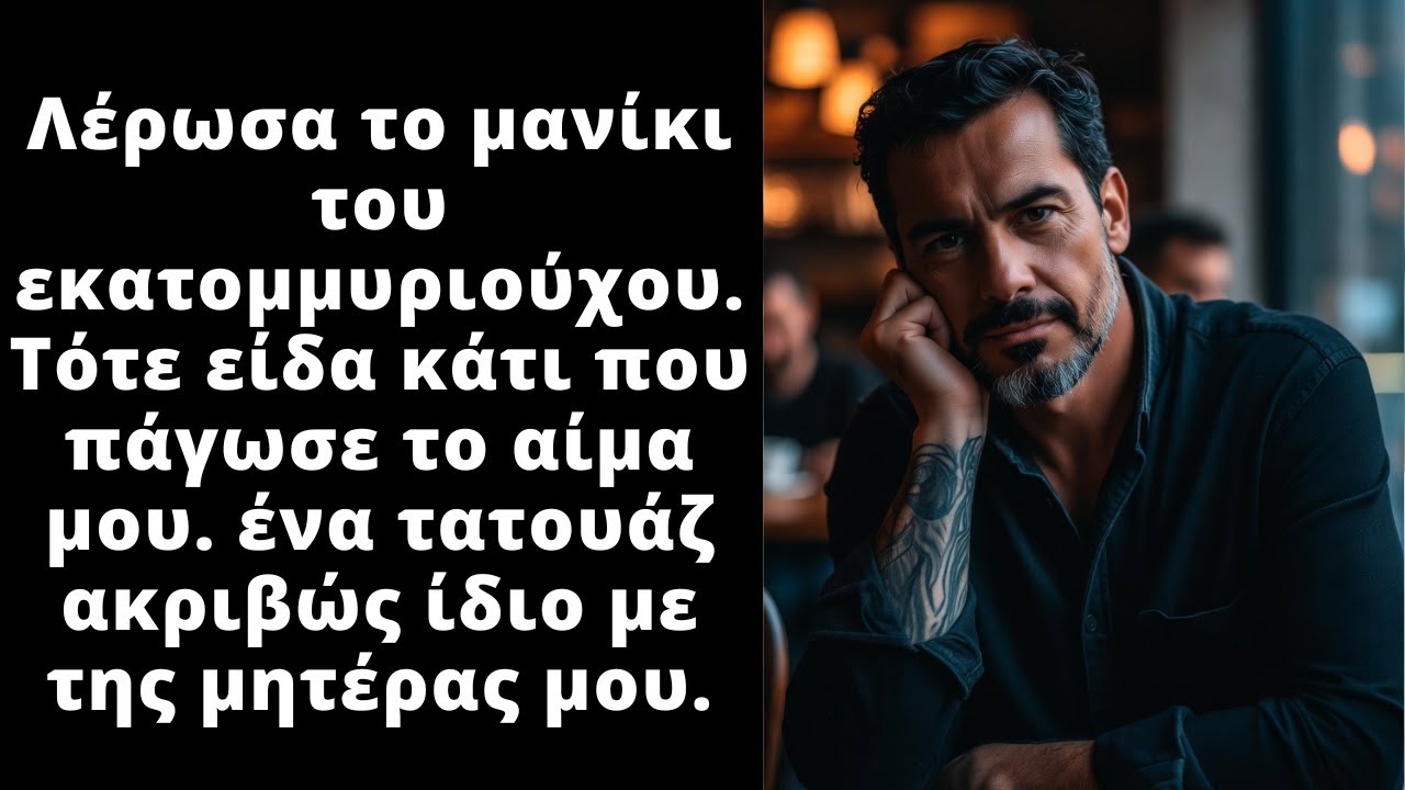 Έριξα καταλάθος τον καφέ στον εκατομμυριούχο και είδα ένα τατουάζ που είχε και η μάνα μου