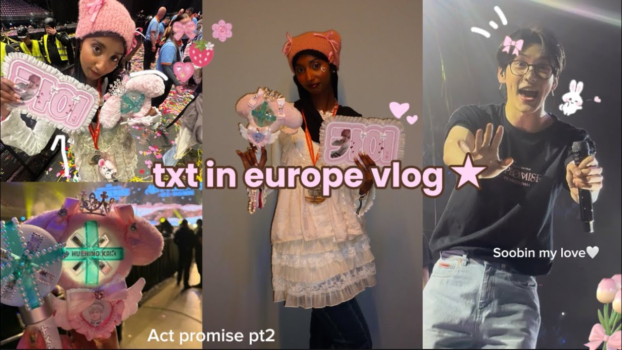 TXT CONCERT VLOG ᧔•᧓ vip 1, barricade, travelling to amsterdam ✧˖°.
