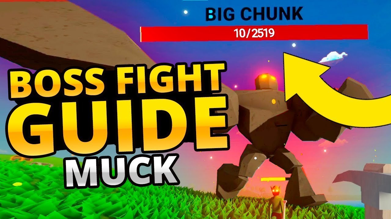 How To EASILY Beat MUCK Bosses! | beating buff big chunk without taking damage!!!