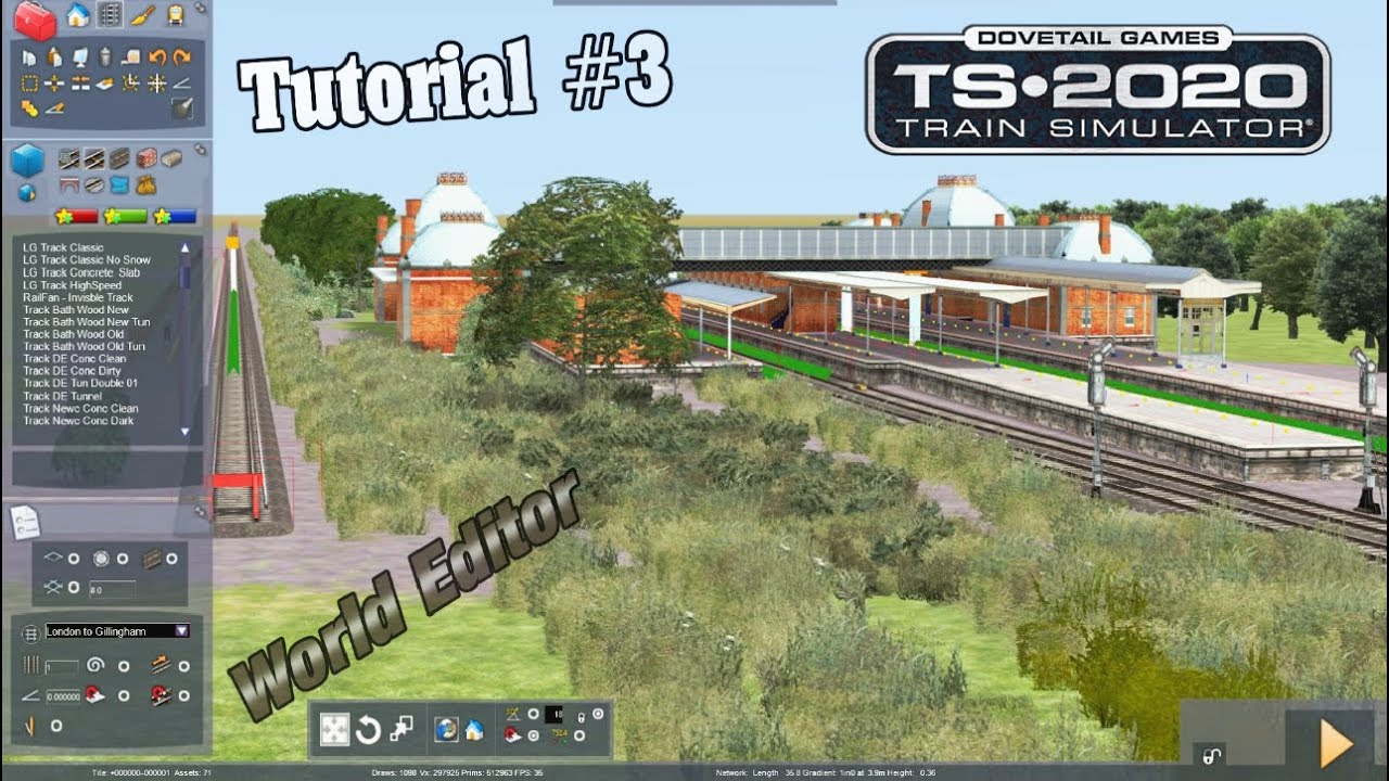 Train Simulator 2020 World Editor Station & Stopping Point Tutorial #3