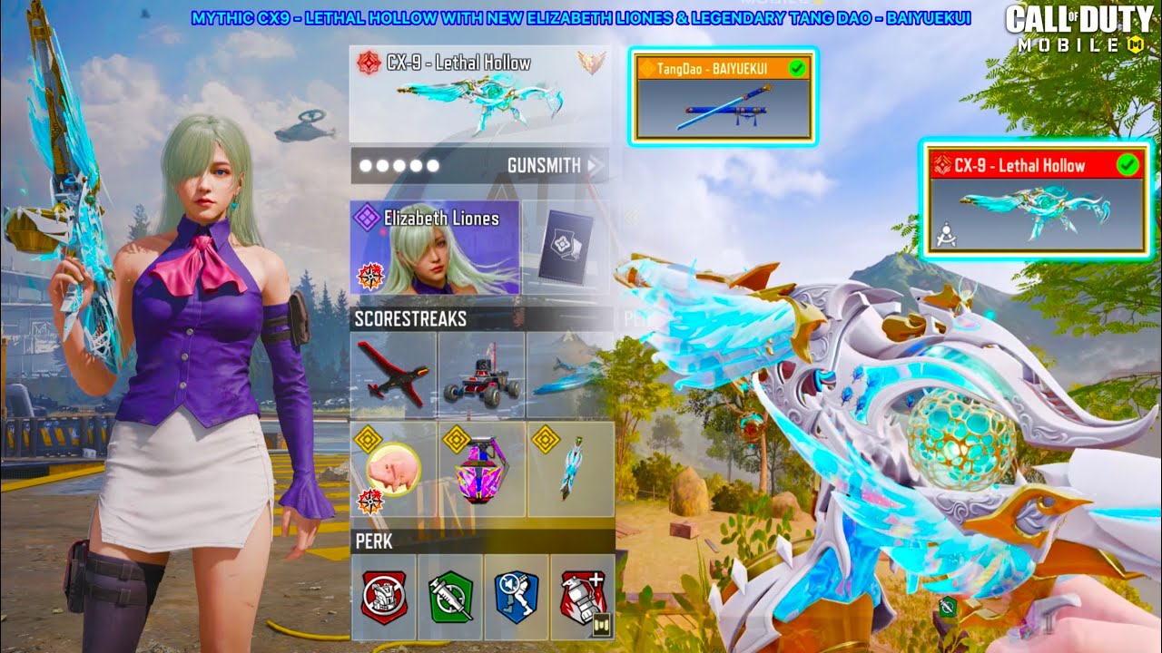 Mythic CX-9 - Lethal Hollow looks amazing with New Elizabeth Liones to demolish all CODM SND enemies