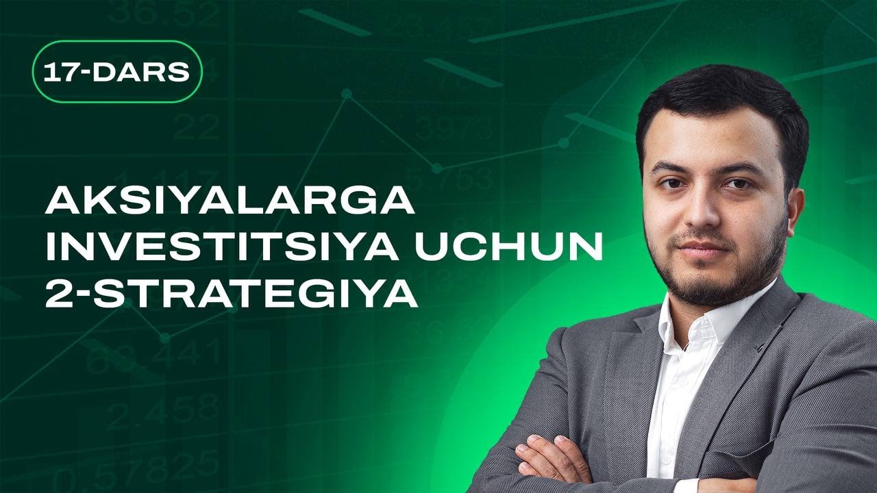 17-DARS. TREYDINGDA DAROMAD QILISH MUMKIN BO'LGAN STRATEGIYA 2-QISM