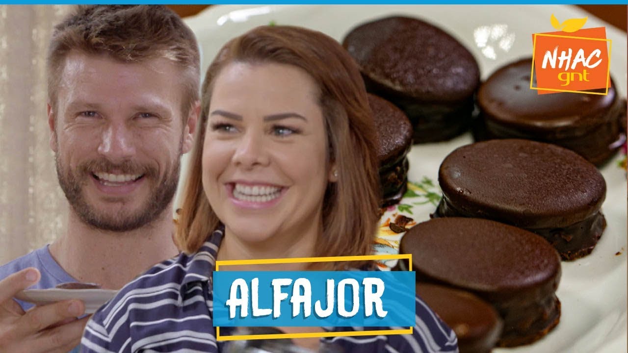 Fernanda Souza e Hilbert fazem ALFAJOR com doce de leite | Rodrigo Hilbert | Tempero de Família