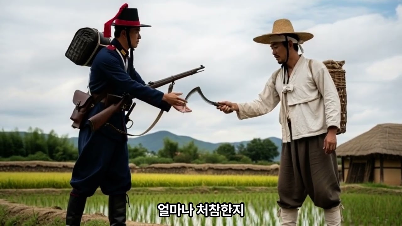 노래 - 우금치2부(하얀 옷의 꽃잎들이 지던 날)  ; 1894년 11월, 현대식 무기(개틀링 기관총) 앞에 죽창 하나로 맞서다 쓰러져간 농민군들의 처절한 전투 현장입니다.