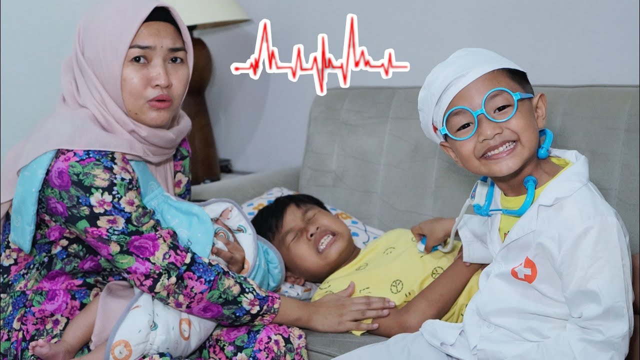 DAVIN PERUTNYA SAKIT 🥵 DRAMA DOKTER DOKTERAN | Davino Vlog
