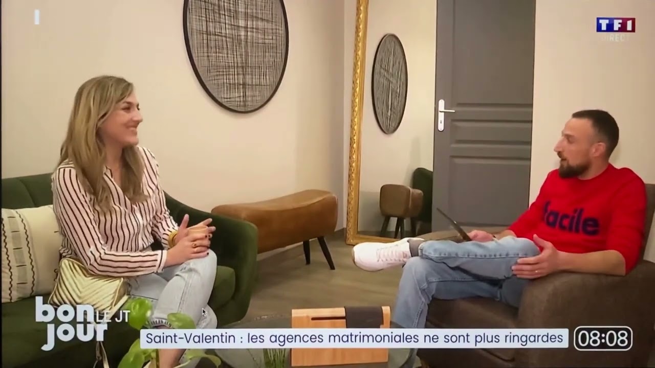 Le retour en grâce des agences de rencontres. Bonjour! La matinale de TF1