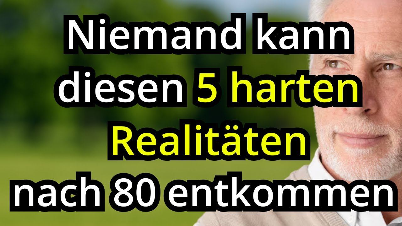 5 harte Realitäten des Lebens nach dem 80. Lebensjahr, die jeder Senior verstehen sollte.