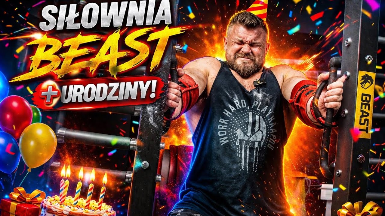 Siłownia Beast i torcik na prepie 