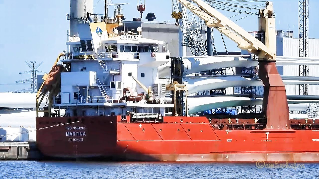 Seeschiff MARTINA Frachter geared cargo seaship V2HN4 IMO 9594286 Emden BJ 2012