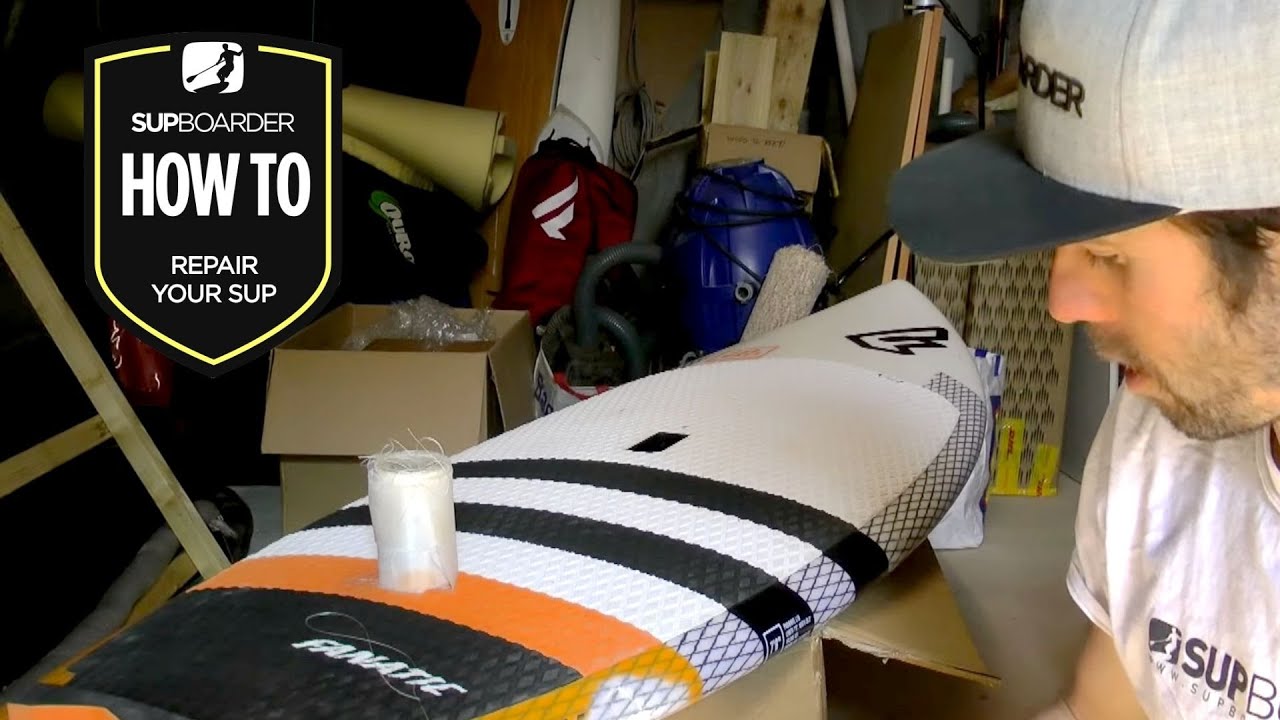 SUP Repair Vlog / How To Fix A Trashed Board
