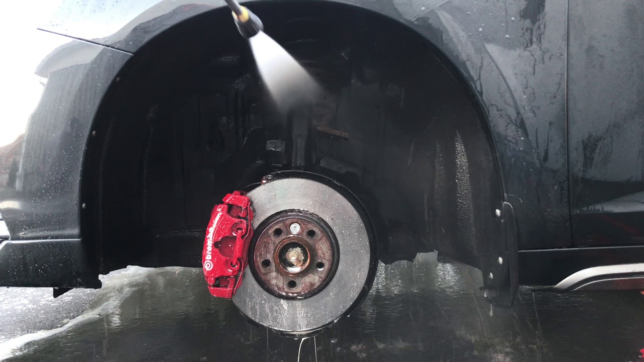 CHANGING TO WINTER TIRES AND CLEANING THE WHEEL ARCHES