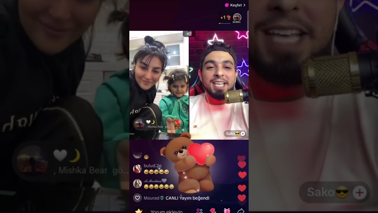 Aylinle Canli Yayimda Yarisdiq Sako Leman Aylis 1-ci Hisse - Leman TikTok Official
