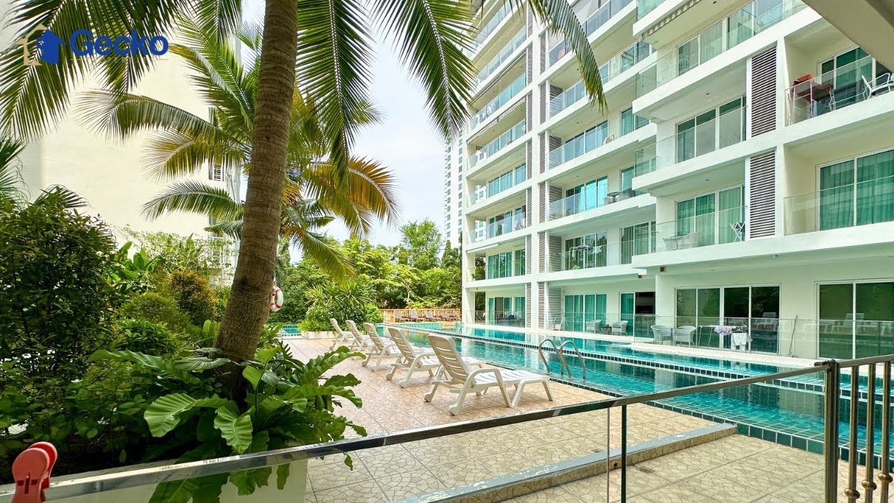 1 Bed Condo In Sunset Boulevard 2 Pratumnak Pattaya For Rent 15,000 Baht