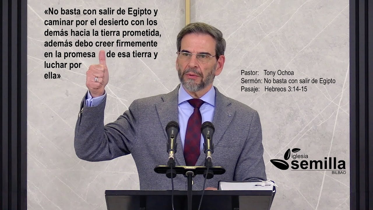 No basta con salir de Egipto (Hebreos)