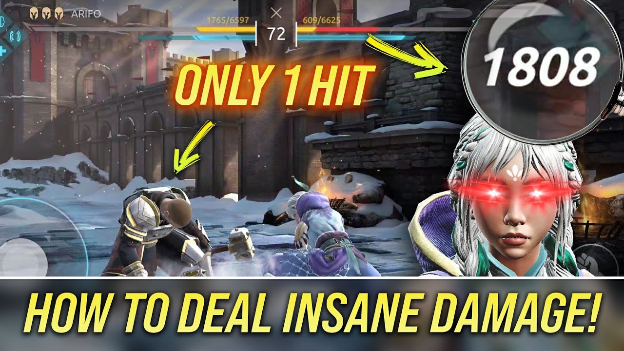 How to Deal INSANE DAMAGE With just 1 Hit! 🔥😈 - Yunlin Guide - Shadow Fight 4 Arena