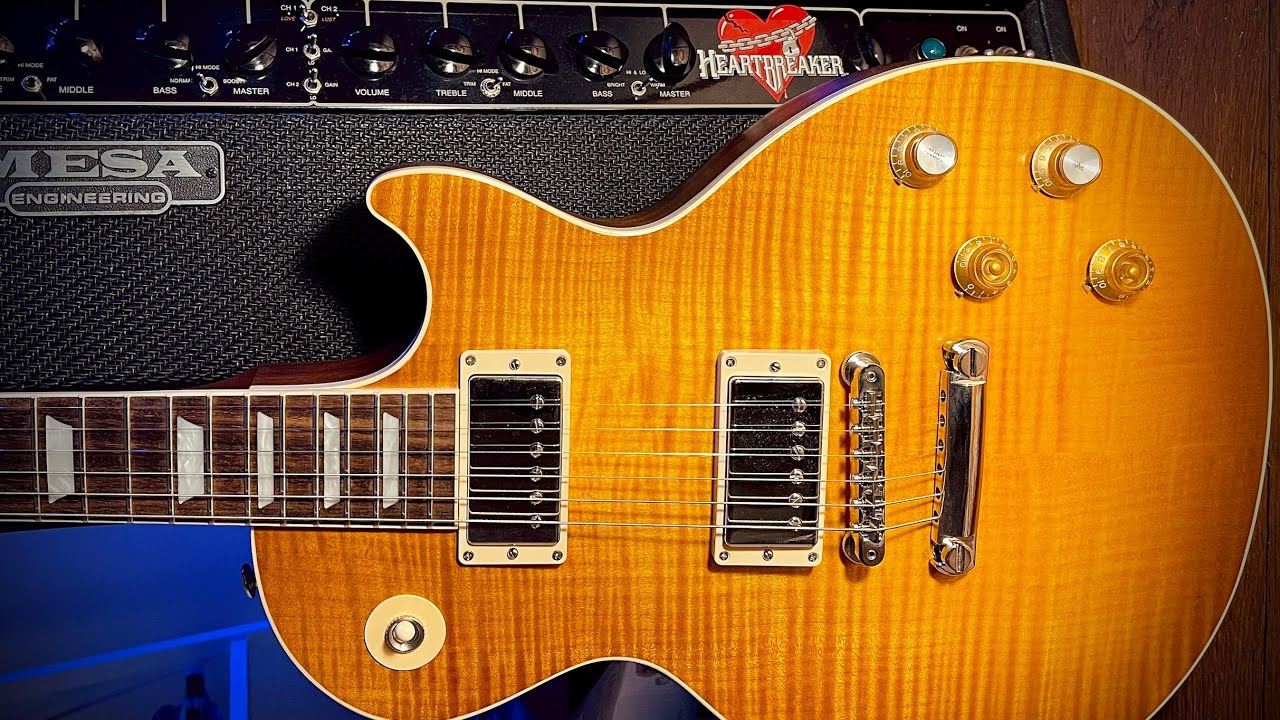Gibson Greeny Mesa Boogie Heartbreaker Play Test of  Night Train by G N R.