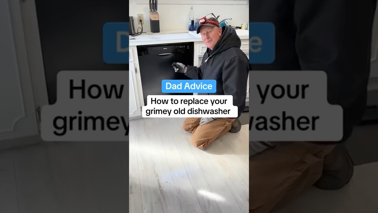 Replace a dishwasher in 1 minute