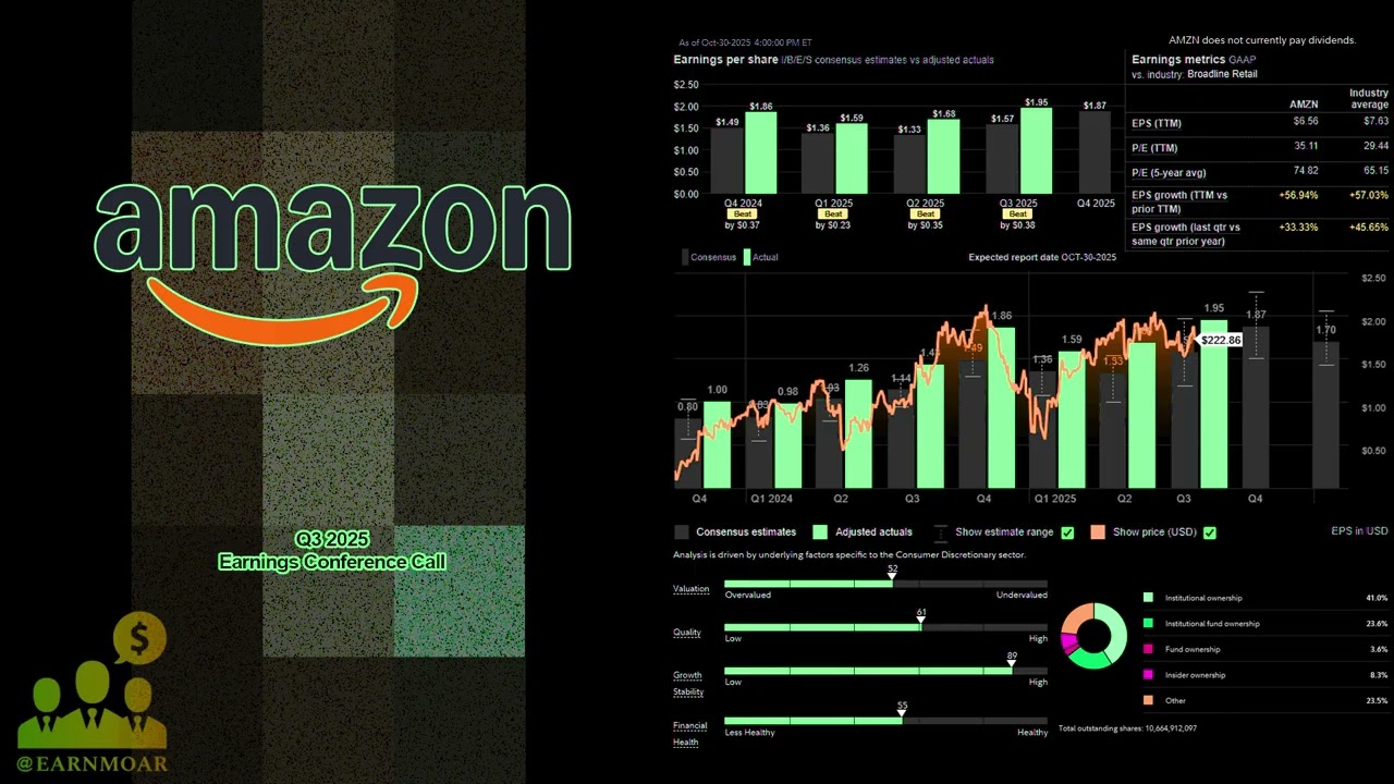 $AMZN Amazon Q3 2025 Earnings Conference Call