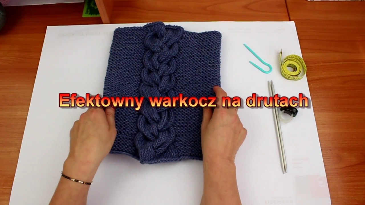 Efektowny warkocz na drutach. Jak zrobić.