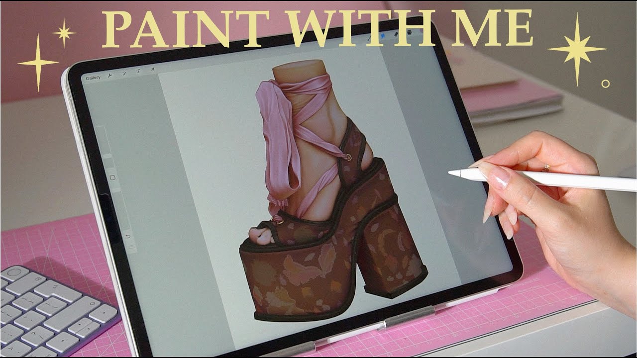 Paint With Me In Procreate: shoe study