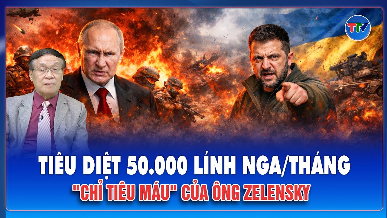 TIN NÓNG QUỐC TẾ: Ukraine phải tiêu diệt 50.000 người Nga mỗi tháng, ông Zelensky ra “chỉ tiêu máu”