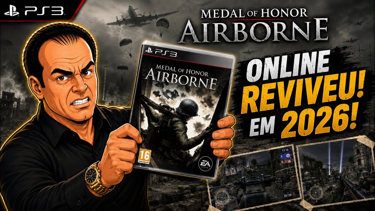 MEDAL OF HONOR AIRBORNE ONLINE NO PS3 EM 2026! (REVIVAL FUNCIONANDO) 