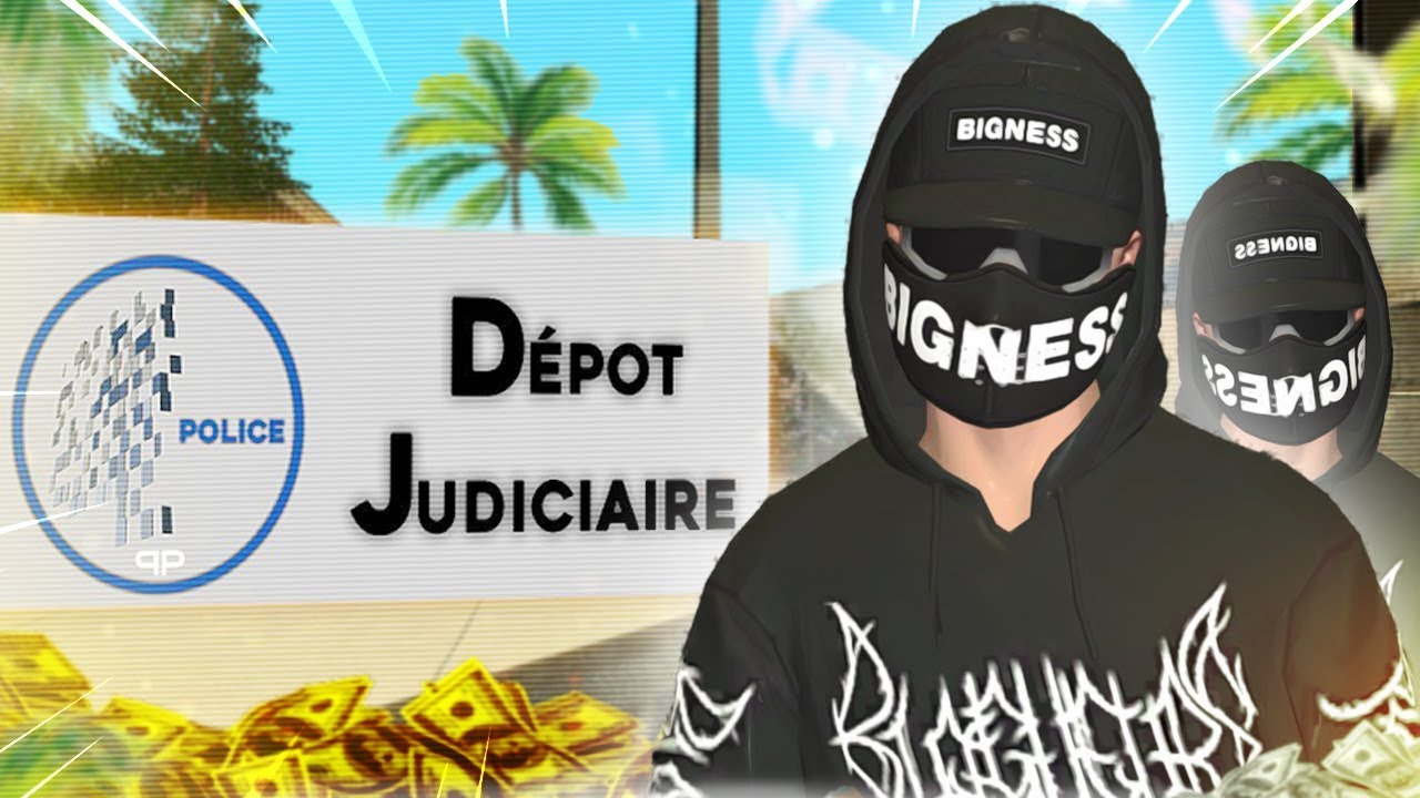 BRAQUAGE DU DÉPÔT JUDICIAIRE - GARRY'S MOD DARK RP