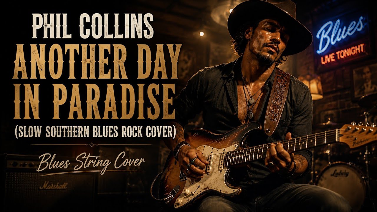 Phil Collins &ndash; Another Day In Paradise (Slow Southern Blues Rock Cover) | Blues String Cover