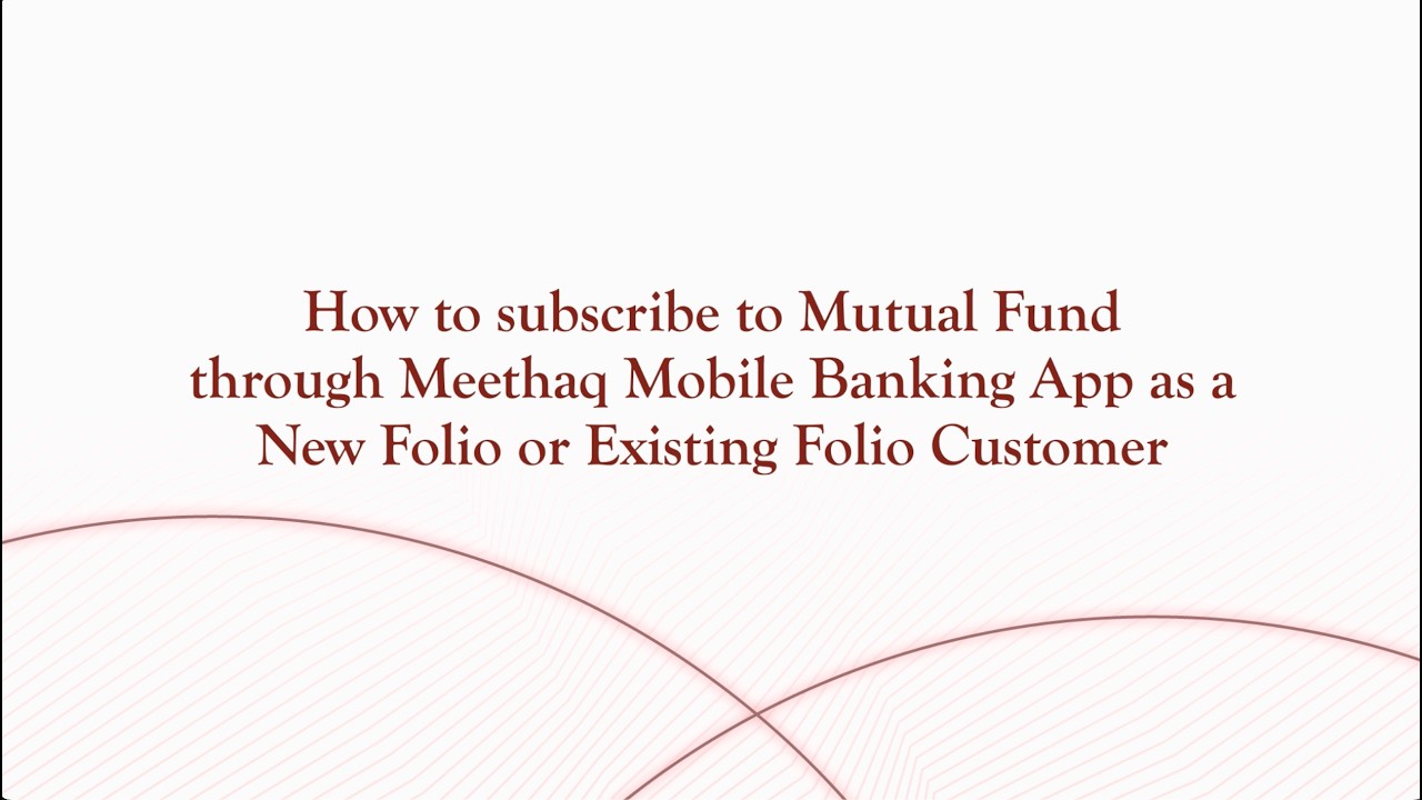 How to subscribe to Mutual Fund