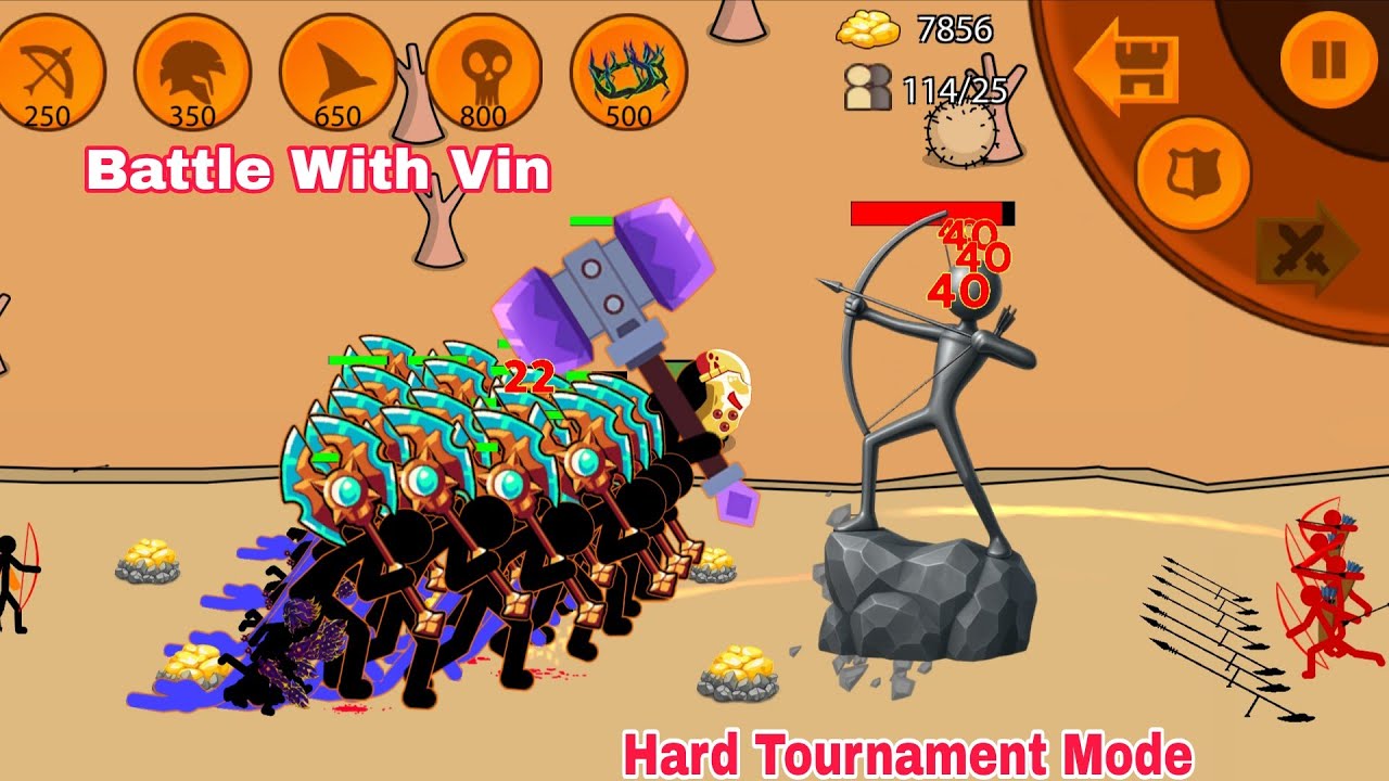Stick King Returns | Hard Tournament Mode Battle With Vin