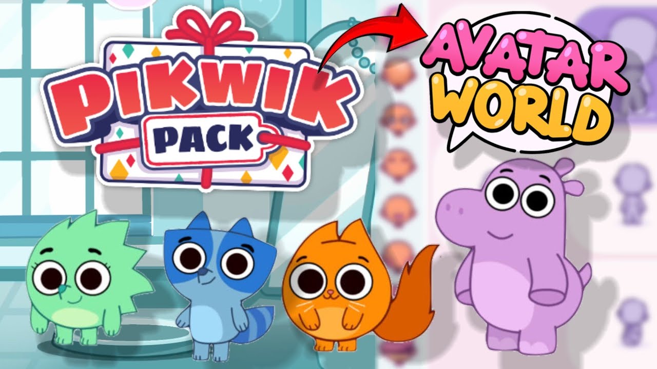 Pikwik Pack Comes to Avatar World?! 😱 | How to Make All Characters!