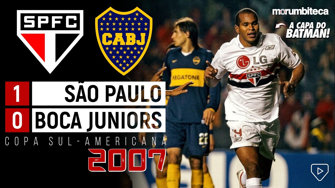 São Paulo 1x0 Boca Juniors - 2007 - COM SHOW DE DAGOBERTO E ALOÍSIO, TRICOLOR ELIMINA BOCA!