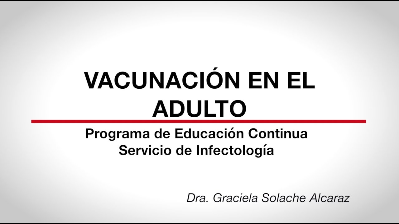 Vacunación en el Adulto