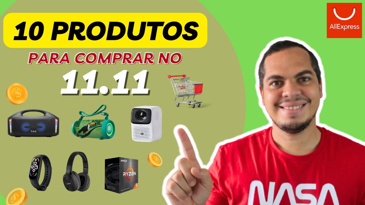10 PRODUTOS BARATOS PARA COMPRAR NO 11.11 ALIEXPRESS