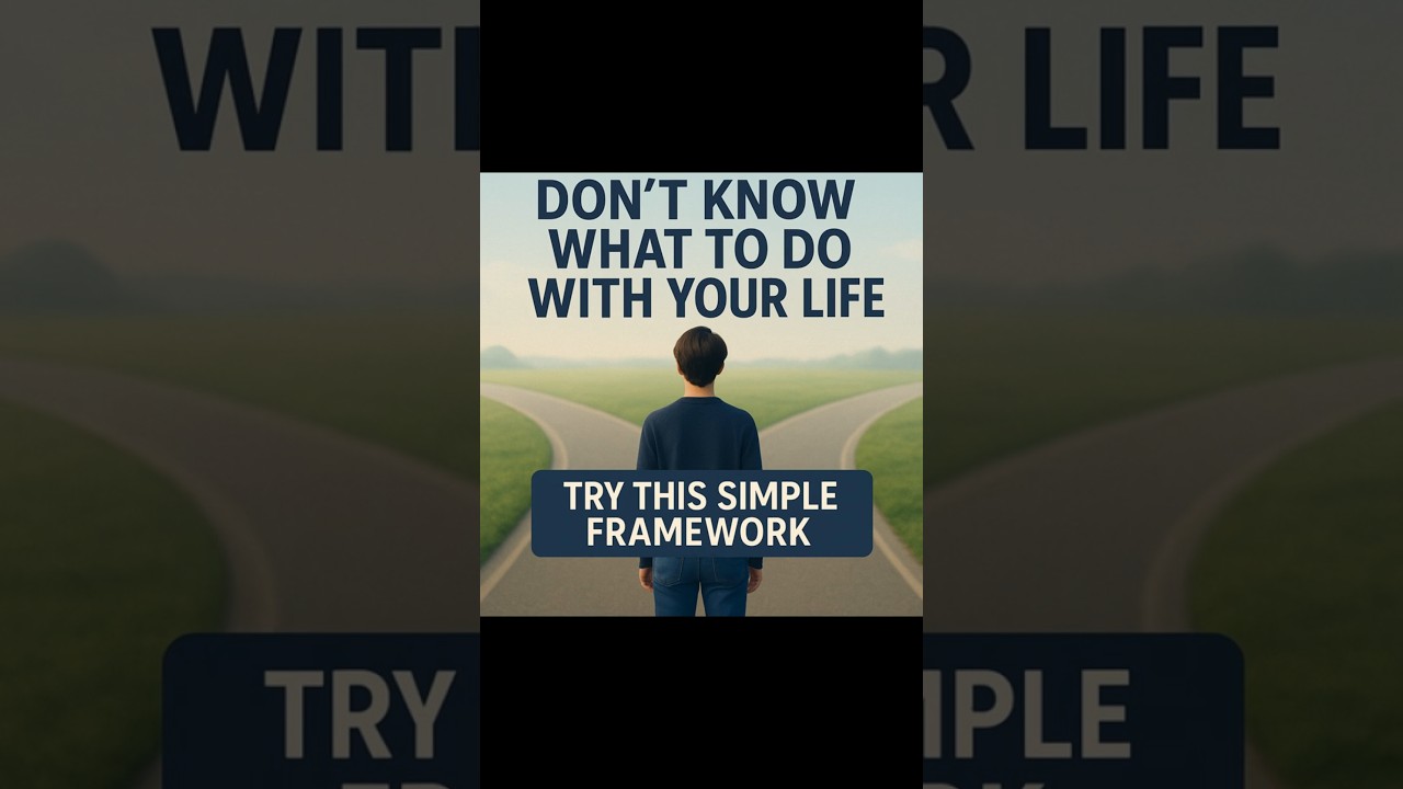 Don't Know What To Do With Life?#ikigai#lifeclarity#careerconfusion#whatshouldido#lifedirection
