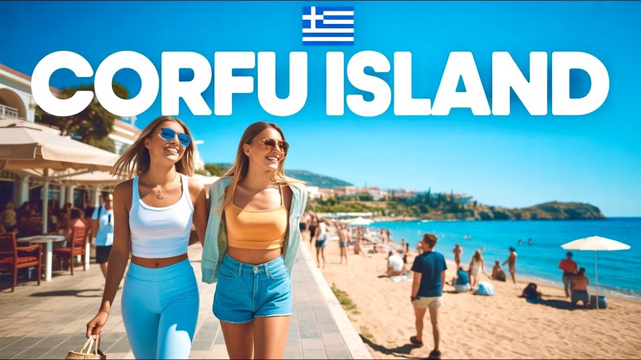 CORFU, Greece: Old Town WalkingTour - 4K UHD 🇬🇷