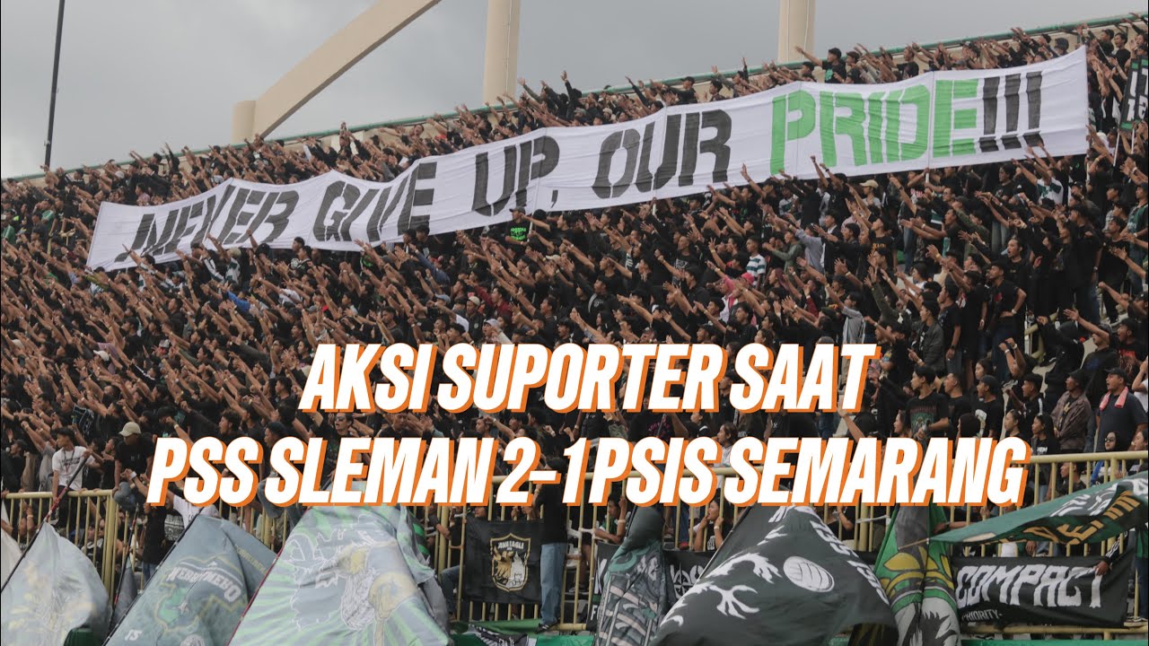 Aksi BCS Saat PSS Sleman vs PSIS Semarang