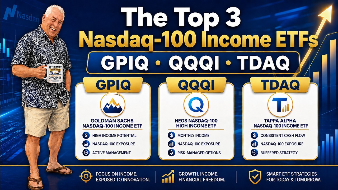 The Top 3 Nasdaq 100 Income ETFs  GPIQ vs QQQI vs TDAQ
