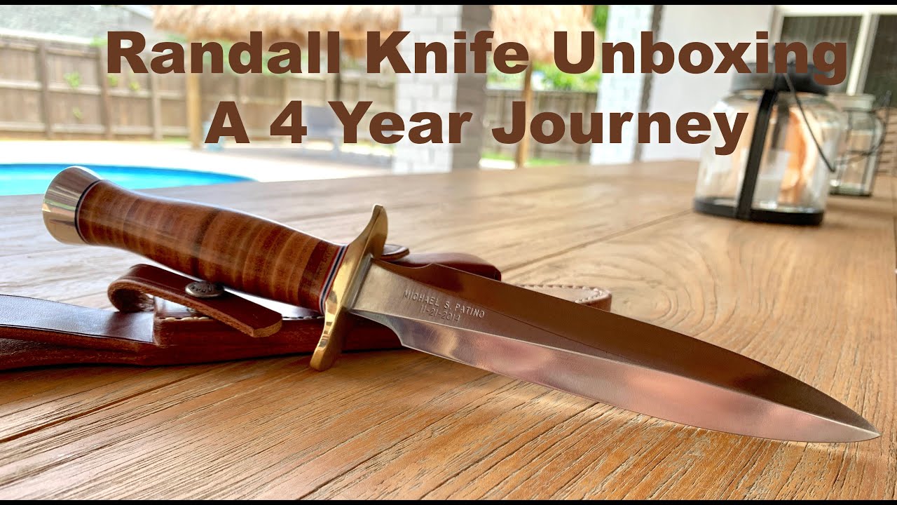 Randall Knife Unboxing - A 4 Year Journey