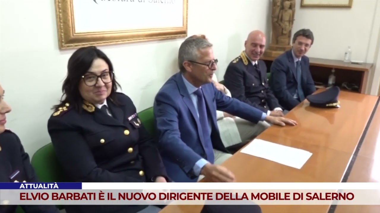 ATTUALIT&Agrave;. ELVIO BARBATI &Egrave; IL NUOVO DIRIGENTE DELLA MOBILE DI SALERNO