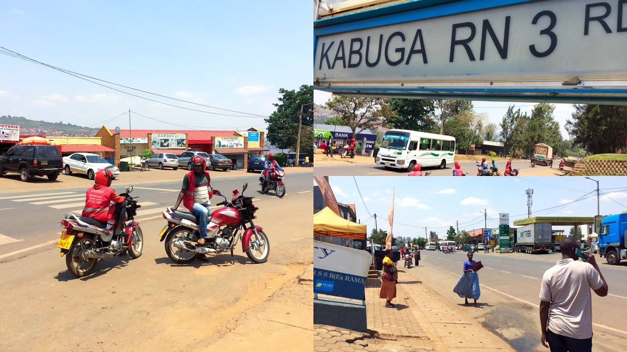 Busy Kabuga Business Center In Kigali Rwanda