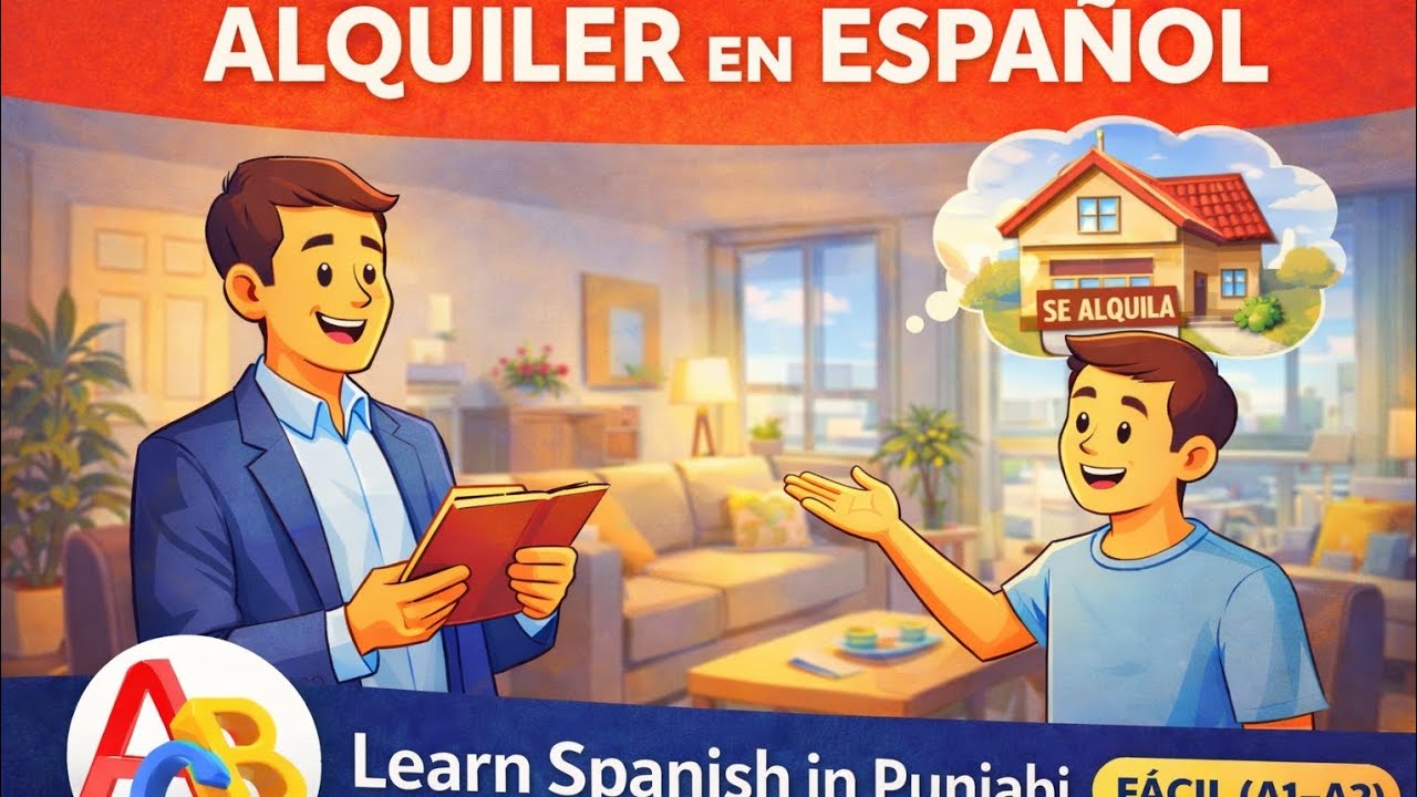 ¿Buscas piso en España? 🏠Aprende español fácil con frases reales (A1–A2) 🇪🇸✨