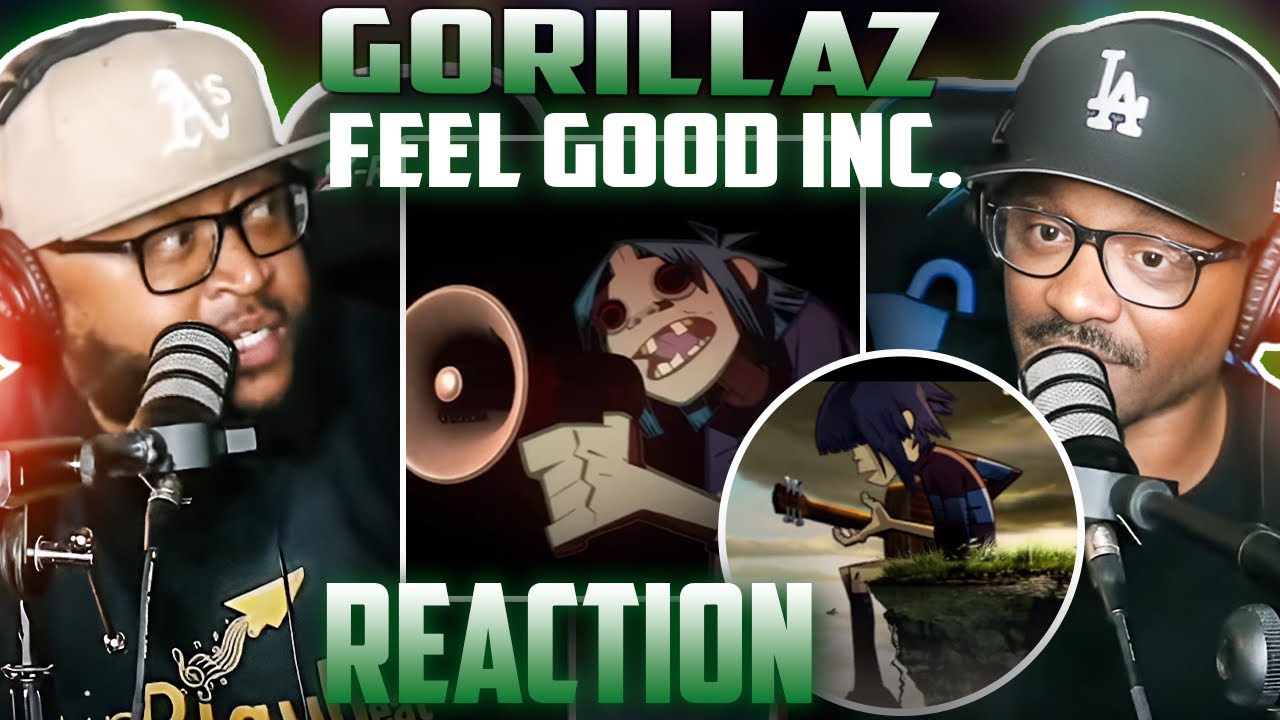 Gorillaz - Feel Good Inc (РЕАКЦИЯ) #gorillaz #реакция #airplaybeats