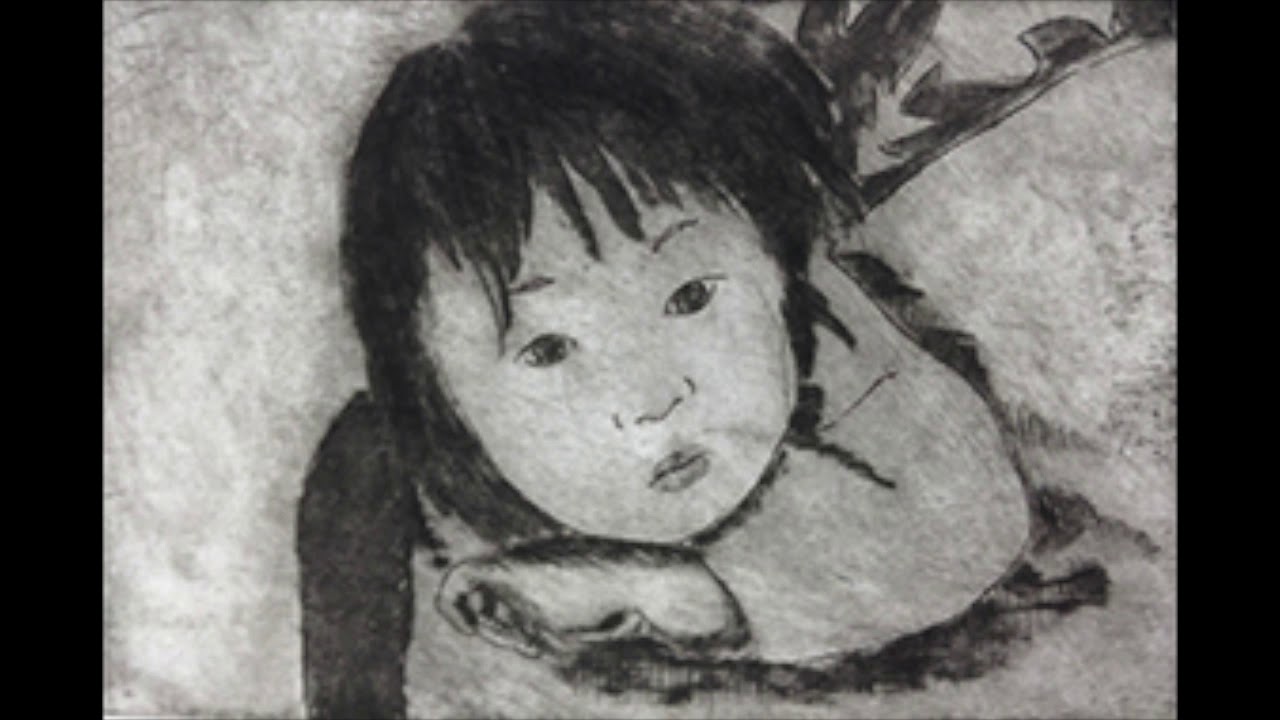 紙版凹版画で濃淡表現　ジェッソアクアチント