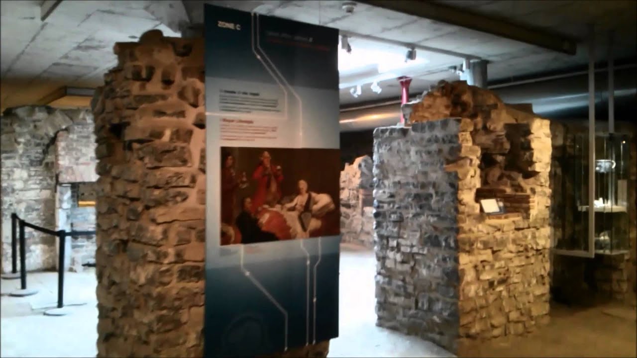 Exploring the ruins of Chateau Saint-Louis in Quebec City, Canada
