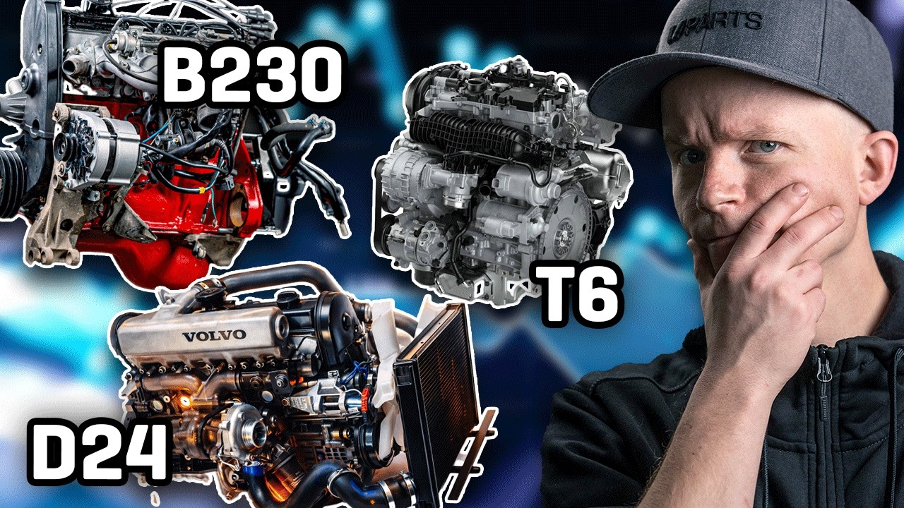 Volvosnack - Vilken Volvo-motor är mest legendarisk? (B230, femman, V8 & D24!)