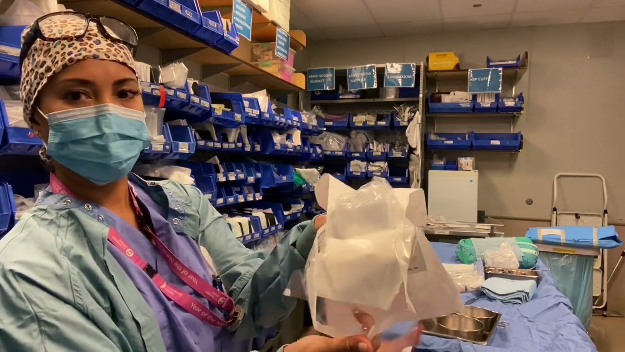IR Sterile Tray Making