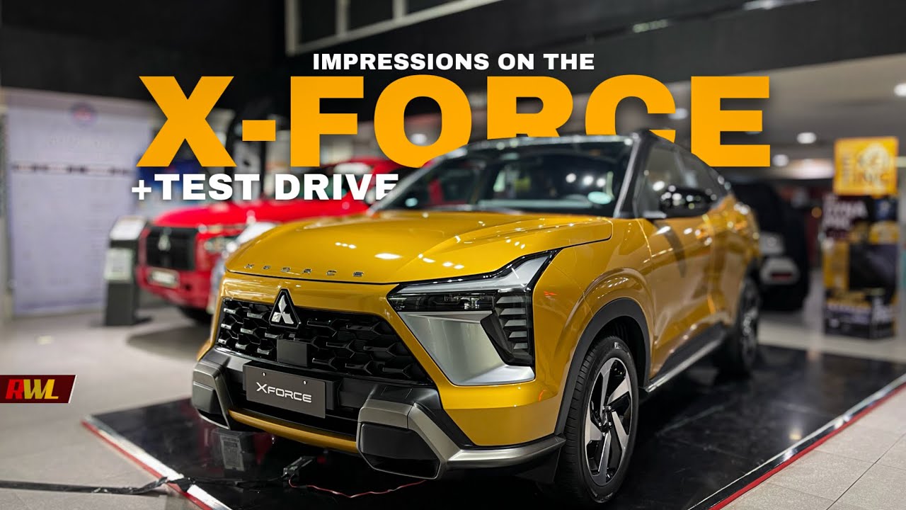 Impressions on the all new Mitsubishi X-force 2024 + Test Drive