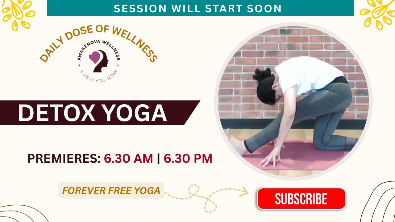 Детокс-йога | Улучшение пищеварения и прилив энергии | Ежедневные бесплатные 30-минутные занятия ...
