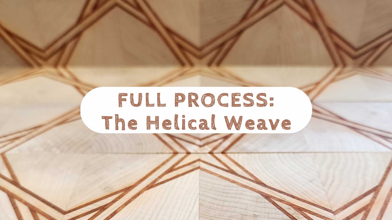 FULL PROCESS: The Helical Weave in Maple and Padauk